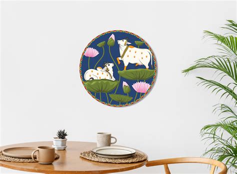 Subak traditional cow Design Plate | Subak