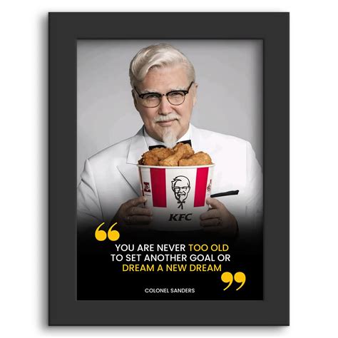 DmcreativityCraft Colonel Sanders Motivational Quotes Wall Frames ...