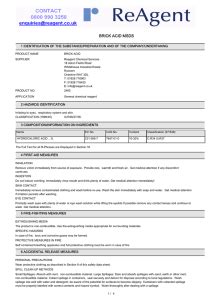 BENZOIC ACID LRG MSDS