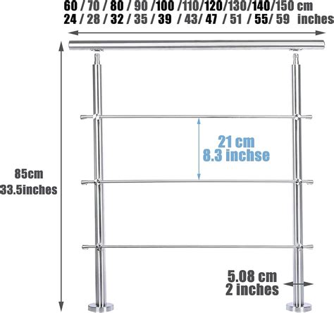 QDY-Handrails Complete Kit of Stainless Steel Handrails for India | Ubuy
