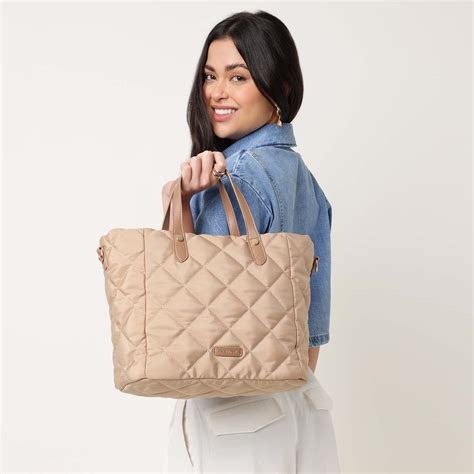 Buy Online Gridline beige tote - ft0001a1mnbe1a | Fastrack