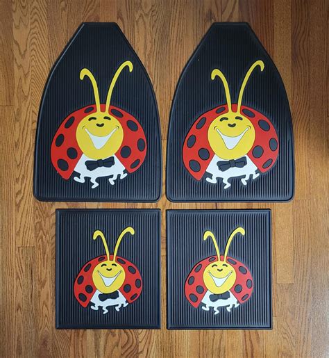 Vintage Volkswagen Floor Mats 4 Piece Set * Lady Bug Logo * NOS - Etsy