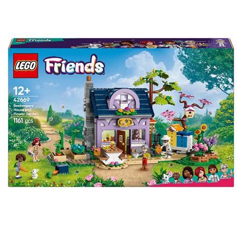 Buy LEGO Friends Beekeepers’ House And Flower Garden Building Kit 42669 ...