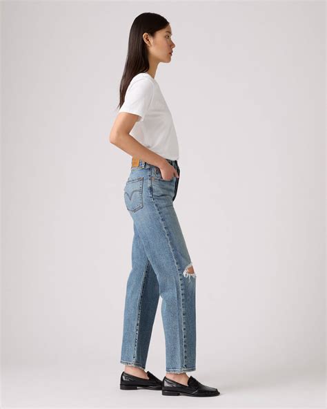 Ribcage Straight Ankle Jeans - Blue | Levi's® IE