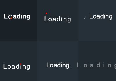 Loading Animation JavaScript 的图像结果