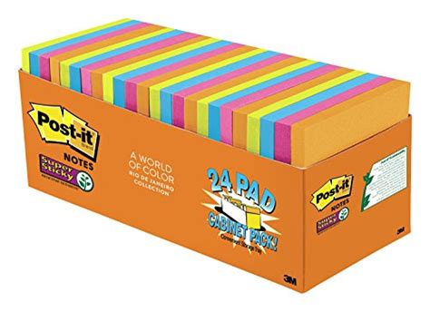 Post-it Super Sticky Notes, 3 in x 3 in, Rio de India | Ubuy