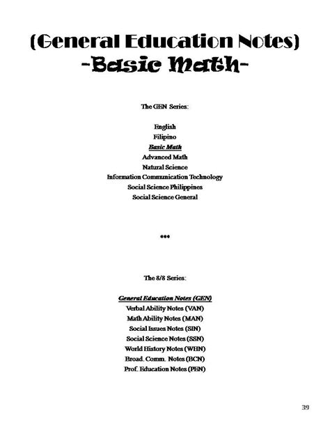 Math Basics PDF 的图像结果