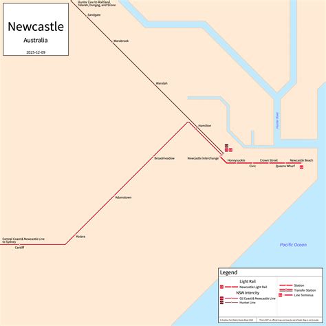Metro Route Atlas - Newcastle, New South Wales, Australia