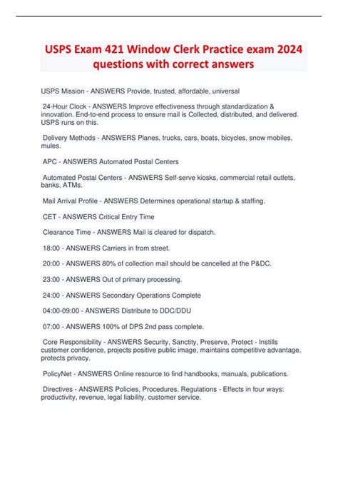 Image result for 714 Exam USPS Example