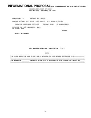 Fillable Online CALL ORDER: F10 Fax Email Print - pdfFiller