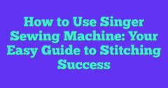 Image result for Singer Sewing Machines Beginner Lessons