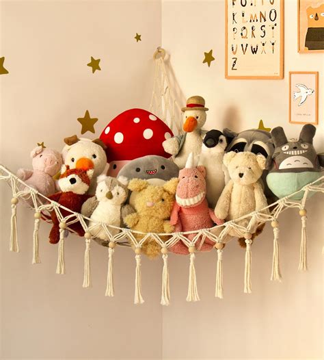 Amazon.com: Stuffed Animal Storage Hammock or Net Corner - Large Toy ...