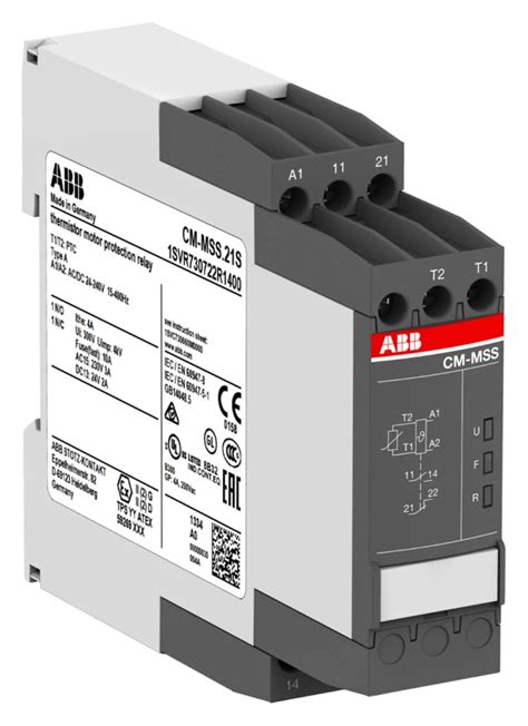 1SVR730722R1400 CM-MSS.21S ABB | ABB Temperature Monitoring Relay, SPDT ...