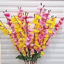 Buy ARTSY® Artificial Flowers Bunch for Decoration Cherry Blossom ...