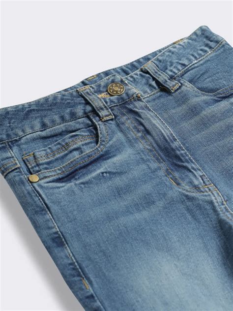 Buy Girls Straight-Fit Denim Jeans | Lilliput World