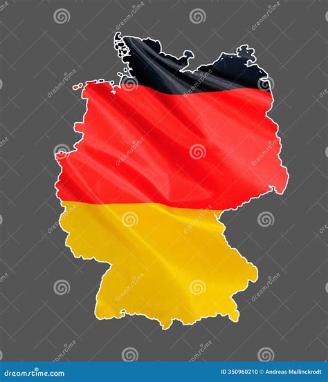 Outline of Germany stock illustration. Illustration of country - 350960210