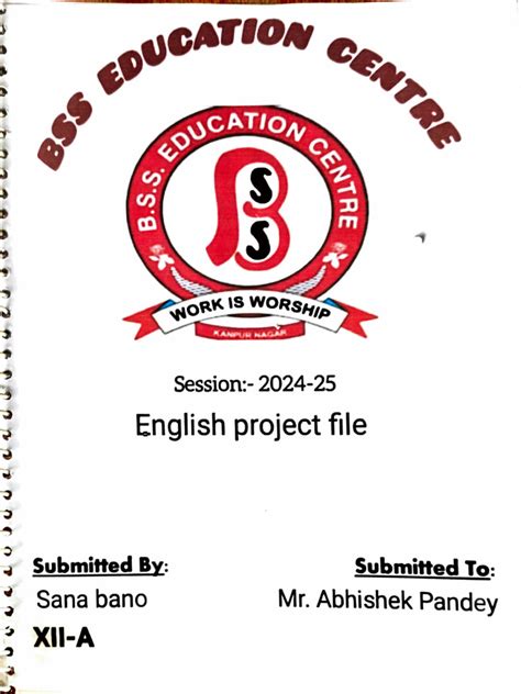 English Project File Class 10 的图像结果