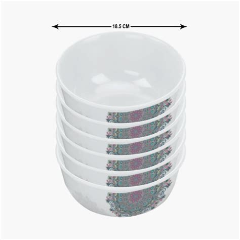 Buy SERVEWELL Dora Printed Round Veg Bowl - Set of 6 from Servewell at ...