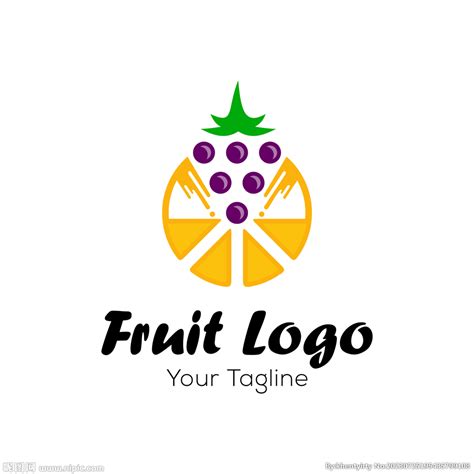 水果标志 logo设计图__LOGO设计_广告设计_设计图库_昵图网nipic.com