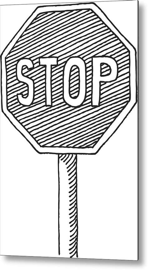 Stop Sign Drawing at PaintingValley.com | Explore collection of Stop Sign Drawing