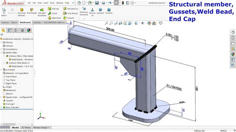 SolidWorks Simulation Weldments 的图像结果