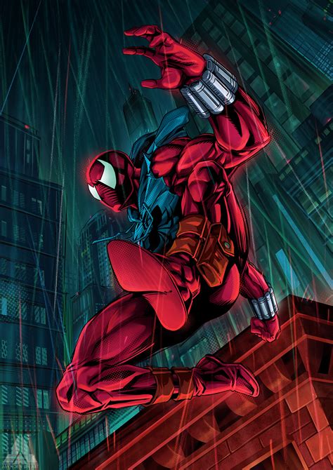 Ben Reilly Scarlet Spider Wallpaper