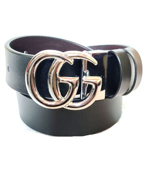 gucci belt Black Leather Party Belt: Buy Online at Low Price in India ...