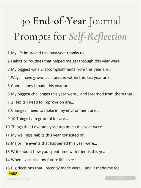 Self reflection journal prompts for beginners printable journal prompts ...