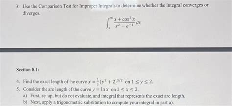 Image result for Comparison Test Improper Integrals