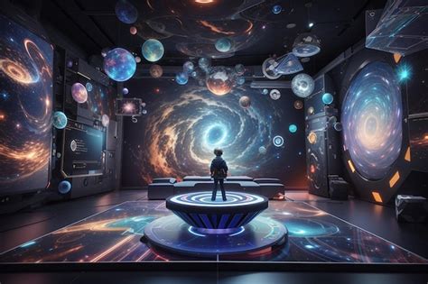 Navigating a multiverse of possibilities | Premium AI-generated image