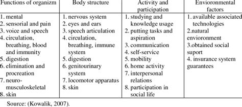 Image result for International Classification of Functioning Aus