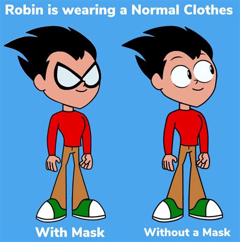 Teen Titans Robin Without Mask