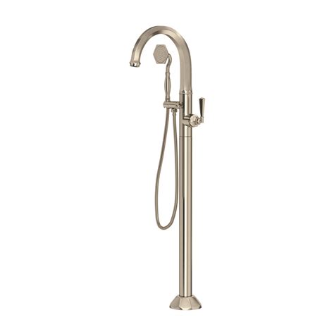 ROHL Palladian® Single Hole Floor Mount Tub Filler Trim