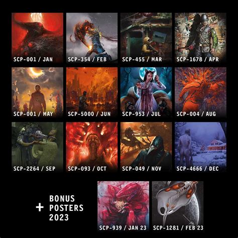 Buy SCP Foundation Posters for Room - Photo Prints Poster Set - 2022 ...