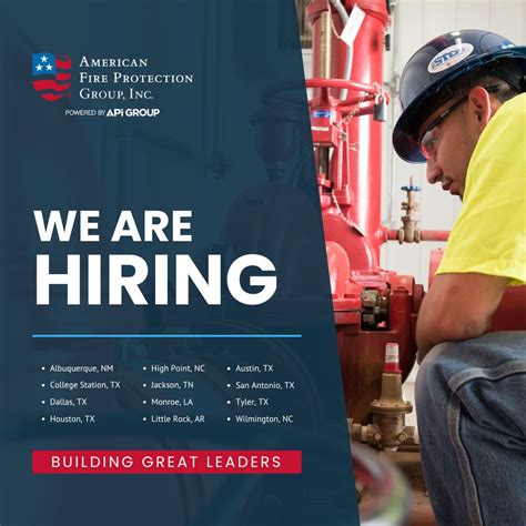 #openjobs #hiring #careeropportunity #afpg | American Fire Protection ...