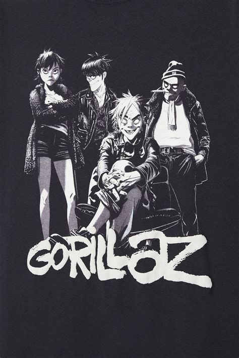 Gorillaz T-shirt | Pegatinas bonitas, Imágenes coloridas, Remeras rock