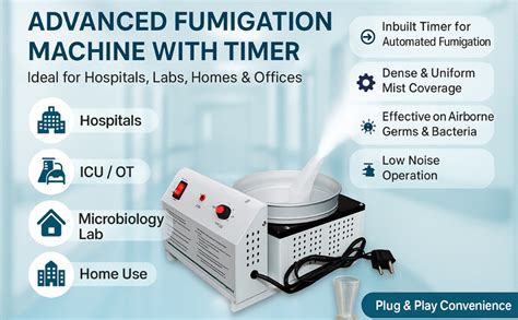 MERU ENGINEERS Fumigation Machine with Timer for Hospitals, ICU, OT ...