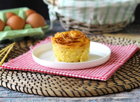 Pasta frittata in airfryer