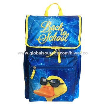 China Wholesale customized high school backpack on Global Sources