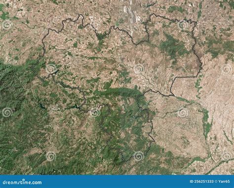Haskovo, Bulgaria. High-res Satellite. No Legend Stock Illustration - Illustration of contour ...
