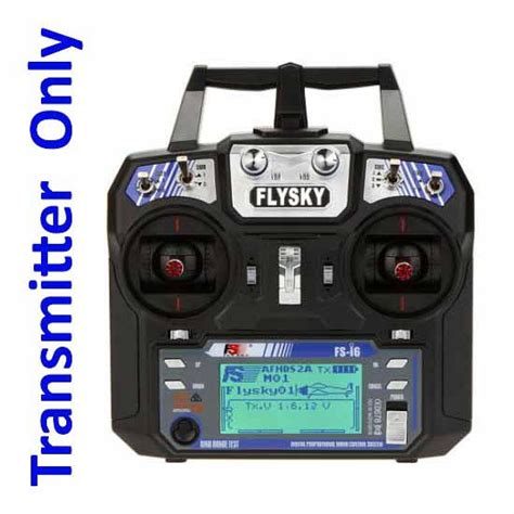 FlySky FS-i6 2.4G 6CH AFHDS RC Radion Transmitter for RC FPV Drone ...