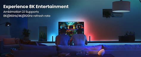 Buy AmbiMotion 2.1 TV Sync LED Backlight Kit HDMI 2.1 Sync Box 8K60hz ...