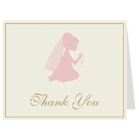 First Holy Communion Thank You Cards Christening CCD Catholic School ...