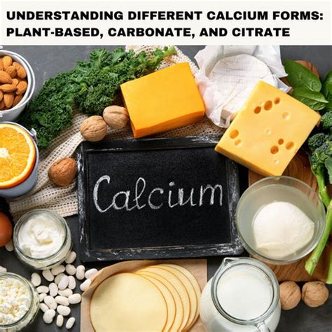 Choosing the Right Calcium: Plant-Based vs. Carbonate vs. Citrate ...