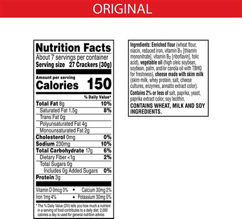 Cheez-It Original - Cheez its Baked Snack Crackers - 42g Bag