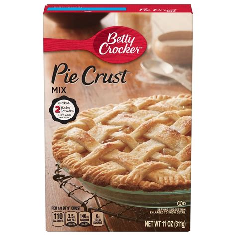 Betty Crocker Pie Crust Mix - Teigmischung für Torten 311g - American Uncle
