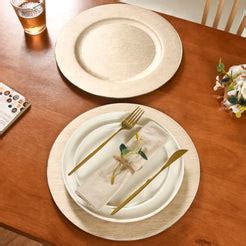 Elegant Charger Plates For Dinner Online | Nestasia