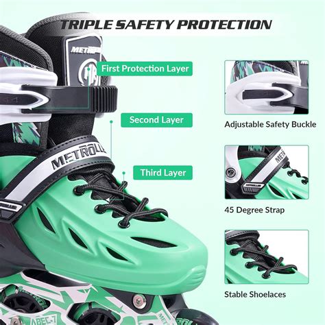 Buy METROLLER Inline Skates for Girls and Boys, Women, Men 4 Sizes ...