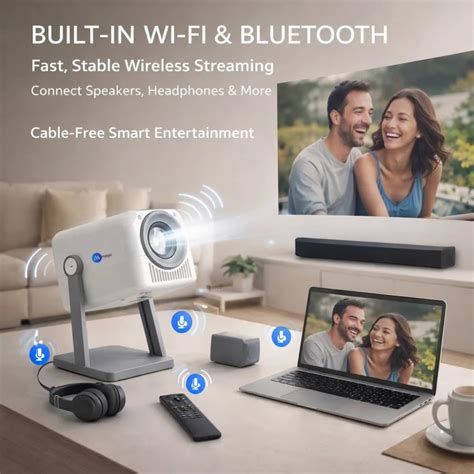 Maizic Smarthome AVITAR 4K Smart LED Projector | Native 4K | 8000 Lume ...