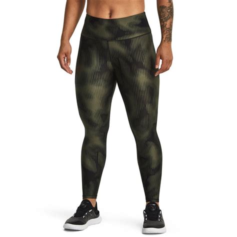 Buy Under Armour UA Heat Gear No Slip Waist Band Stripes Ankle Leggings ...